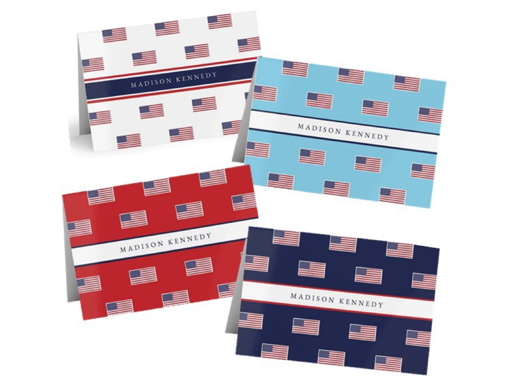 American Banner Fold-Over Stationery