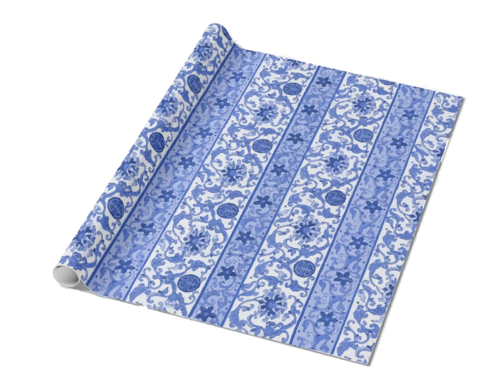 Royal Chinoiserie Gift Wrap Roll