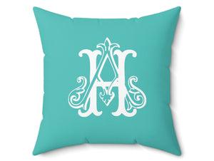 Turquoise Personalized Pillow