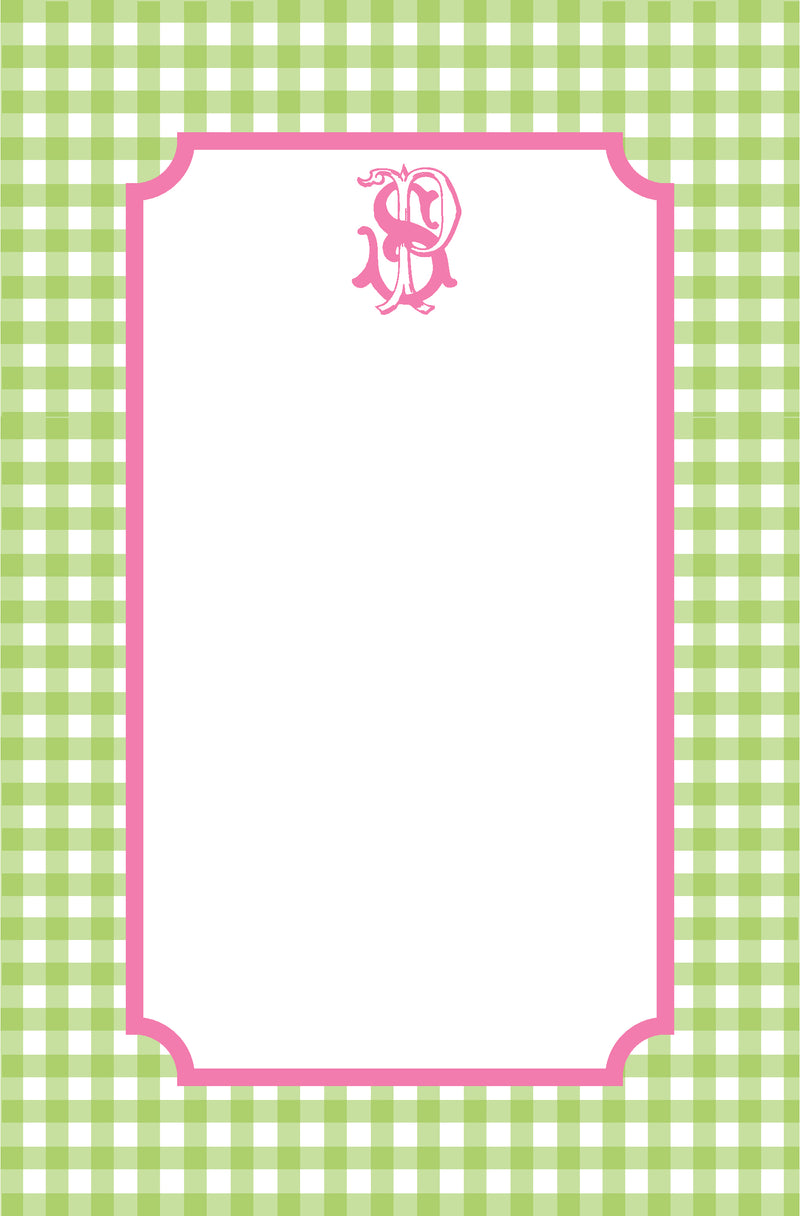 Lime & Carnation Notepads