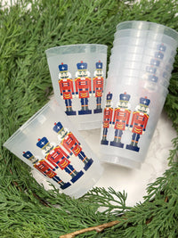 Nutcracker Frosted Cups, Set of 10