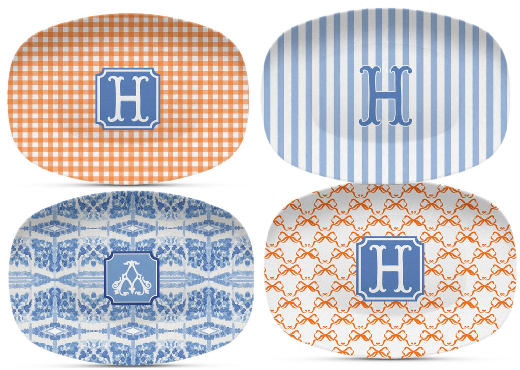 Pumpkin Topiary Coordinating Shatterproof Platter