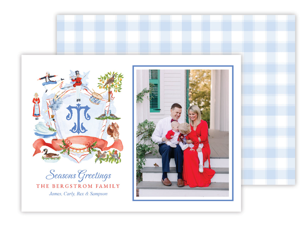 Holiday Card: 12 Days of Christmas Crest