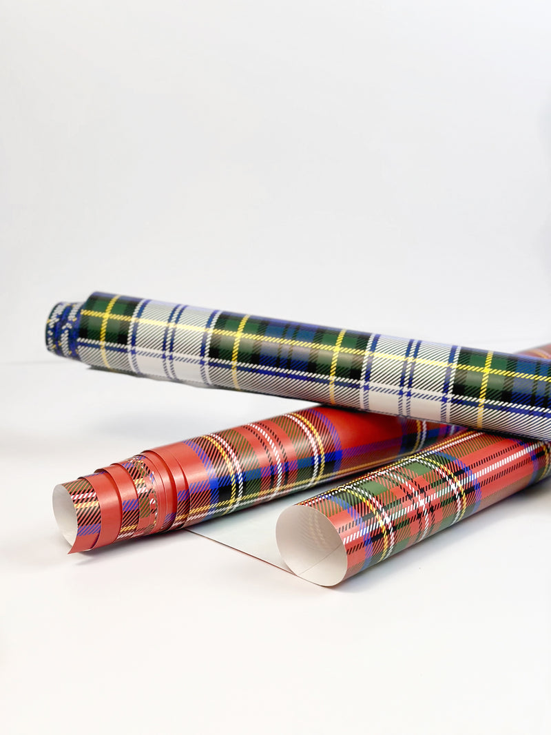 Tartan Plaid Gift Wrap Roll