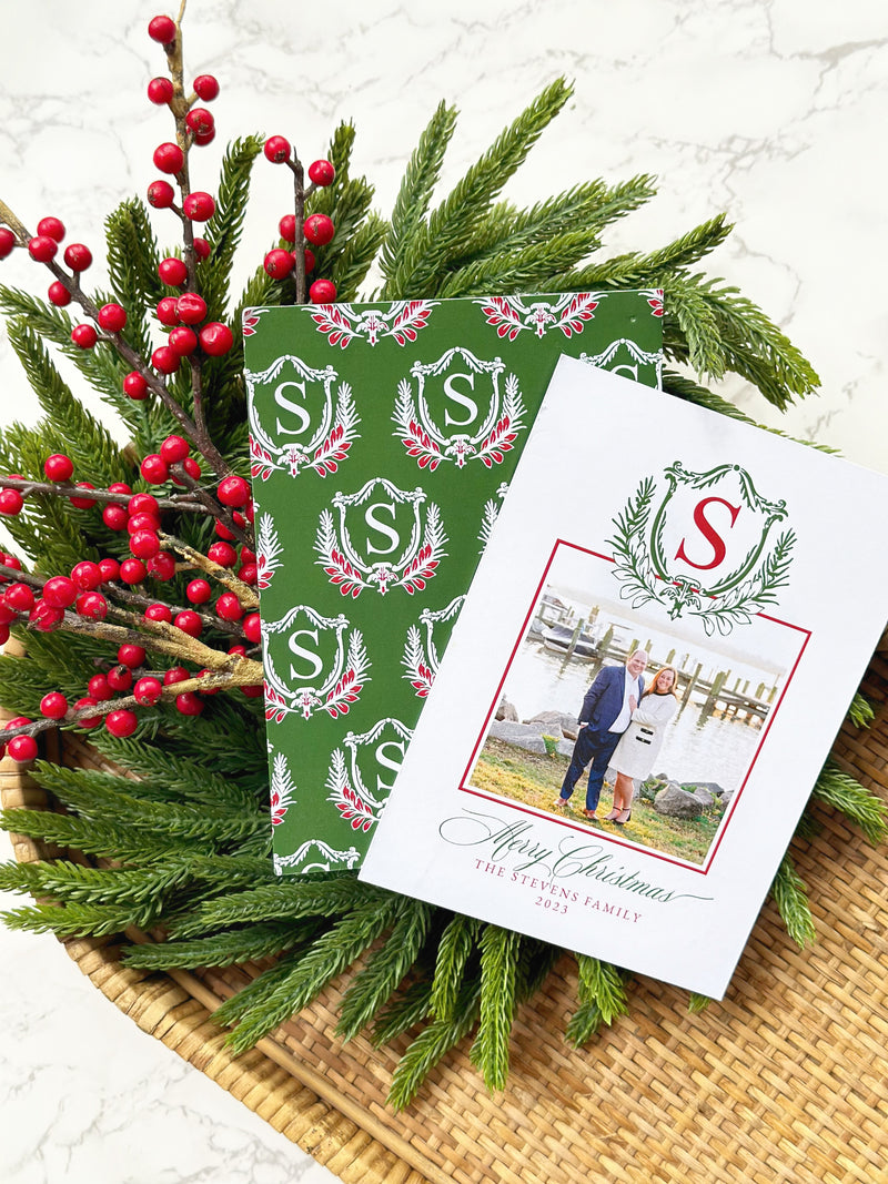Holiday Card: Elizabethan Christmas Crest