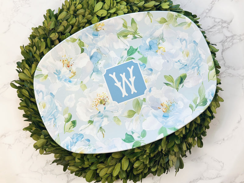Whispering Blooms Shatterproof Platter