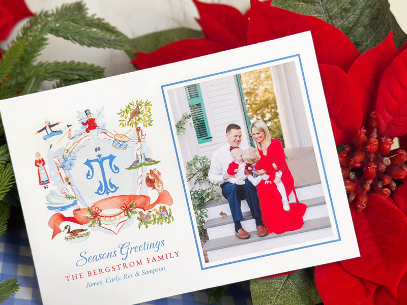Holiday Card: 12 Days of Christmas Crest