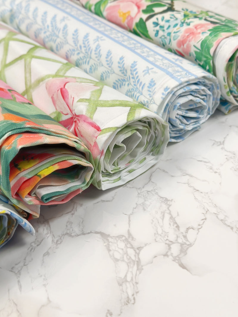 Blue Sea Fern Table Runner