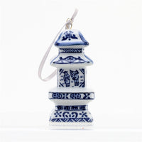 Chinoiserie Porcelain Ornaments, set of 6