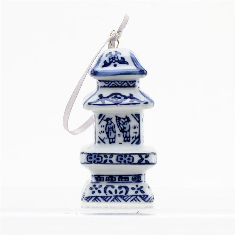 Chinoiserie Porcelain Ornaments, set of 6