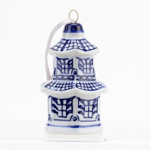 Chinoiserie Porcelain Ornaments, set of 6