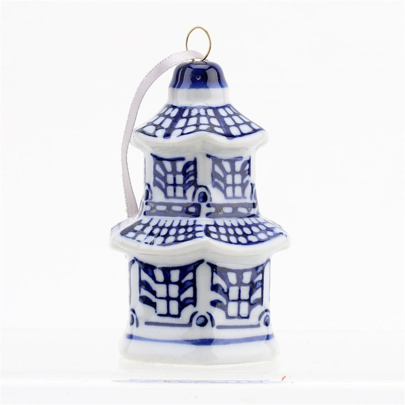Chinoiserie Porcelain Ornaments, set of 6