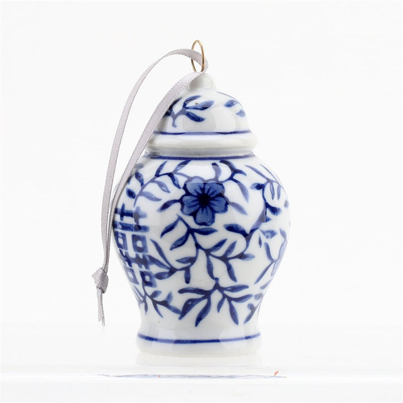 Chinoiserie Porcelain Ornaments, set of 6