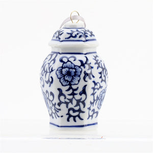 Chinoiserie Porcelain Ornaments, set of 6