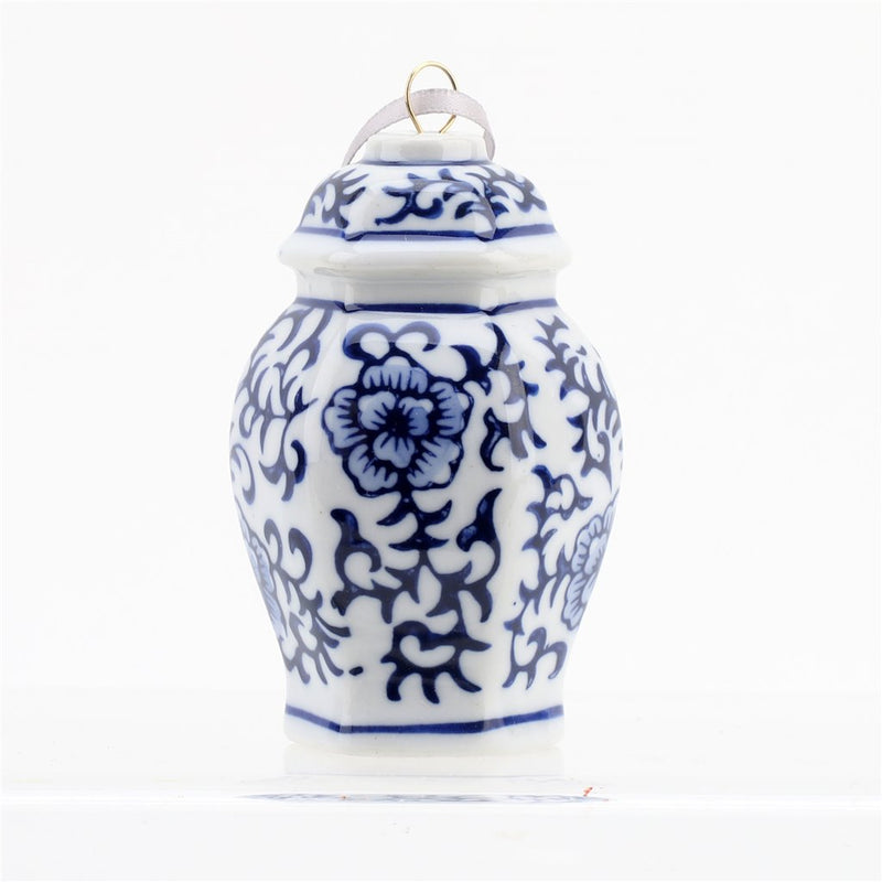 Chinoiserie Porcelain Ornaments, set of 6