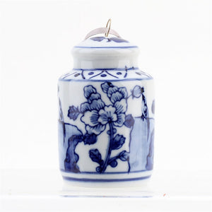 Chinoiserie Porcelain Ornaments, set of 6