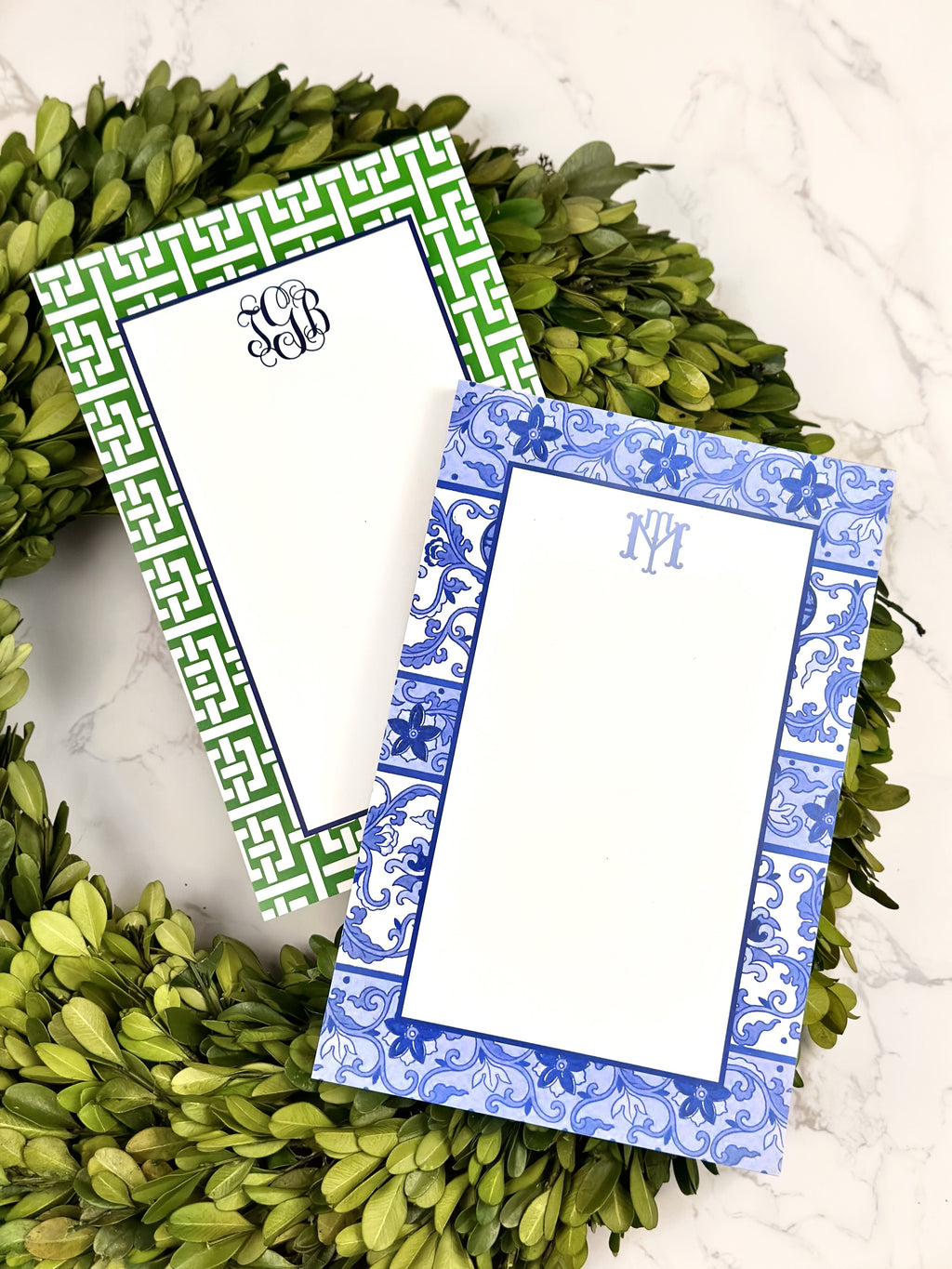 Kelly & Navy Notepads