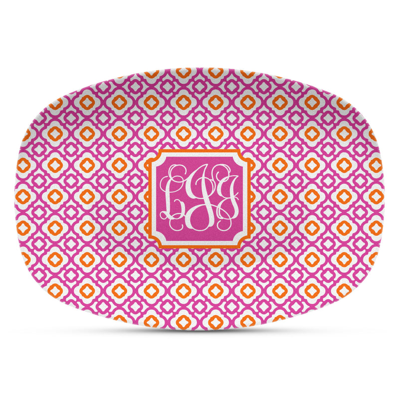 Orange & Pink Shatterproof Platter