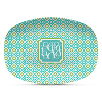 Turquoise & Lime Shatterproof Platter