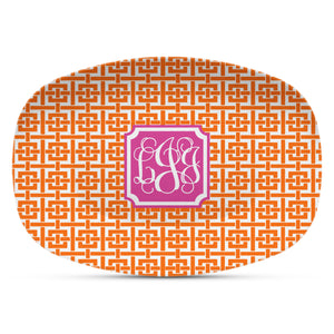 Orange & Pink Shatterproof Platter
