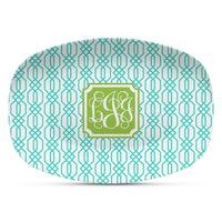 Turquoise & Lime Shatterproof Platter