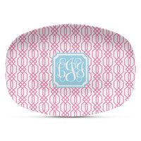 Powder Blue & Carnation Shatterproof Platter