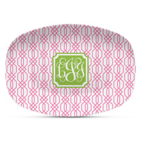 Lime & Carnation Shatterproof Platter