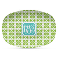 Turquoise & Lime Shatterproof Platter