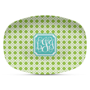 Turquoise & Lime Shatterproof Platter