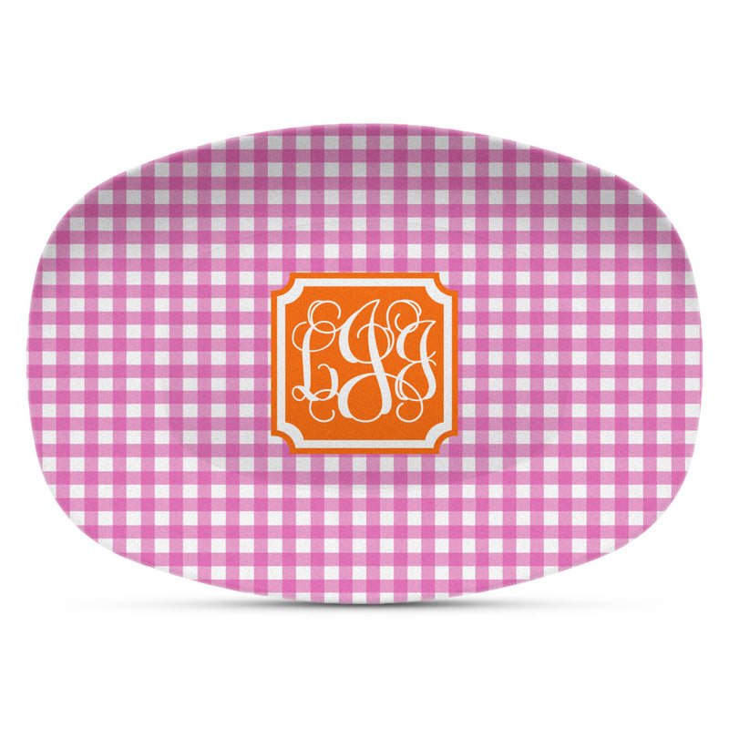 Orange & Pink Shatterproof Platter