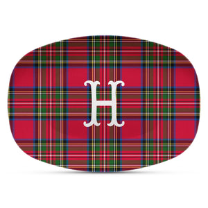 Tartan Plaid Shatterproof Platter