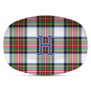 Tartan Plaid Shatterproof Platter