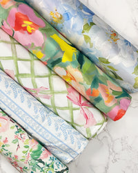 Blue Sea Fern Table Runner