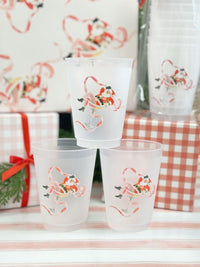 Sippin' Santa Frosted Cups, Set of 10