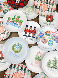 Magnolia Wreath Shatterproof Plate