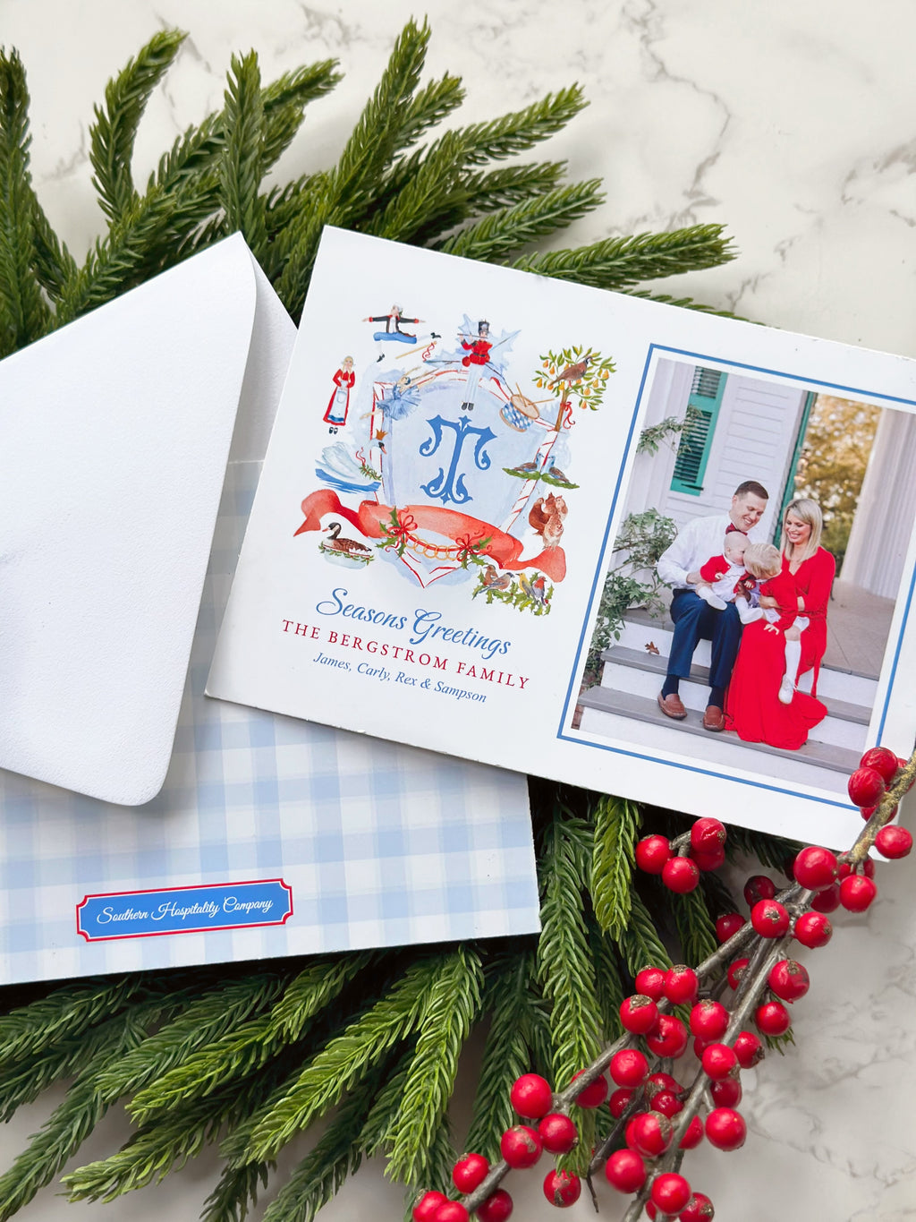 Holiday Card: 12 Days of Christmas Crest
