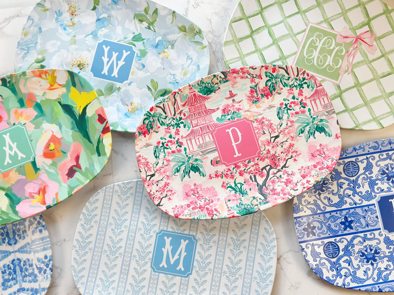 Whispering Blooms Shatterproof Platter