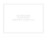 Invitation/Holiday Card A7 Recipient Address Printing