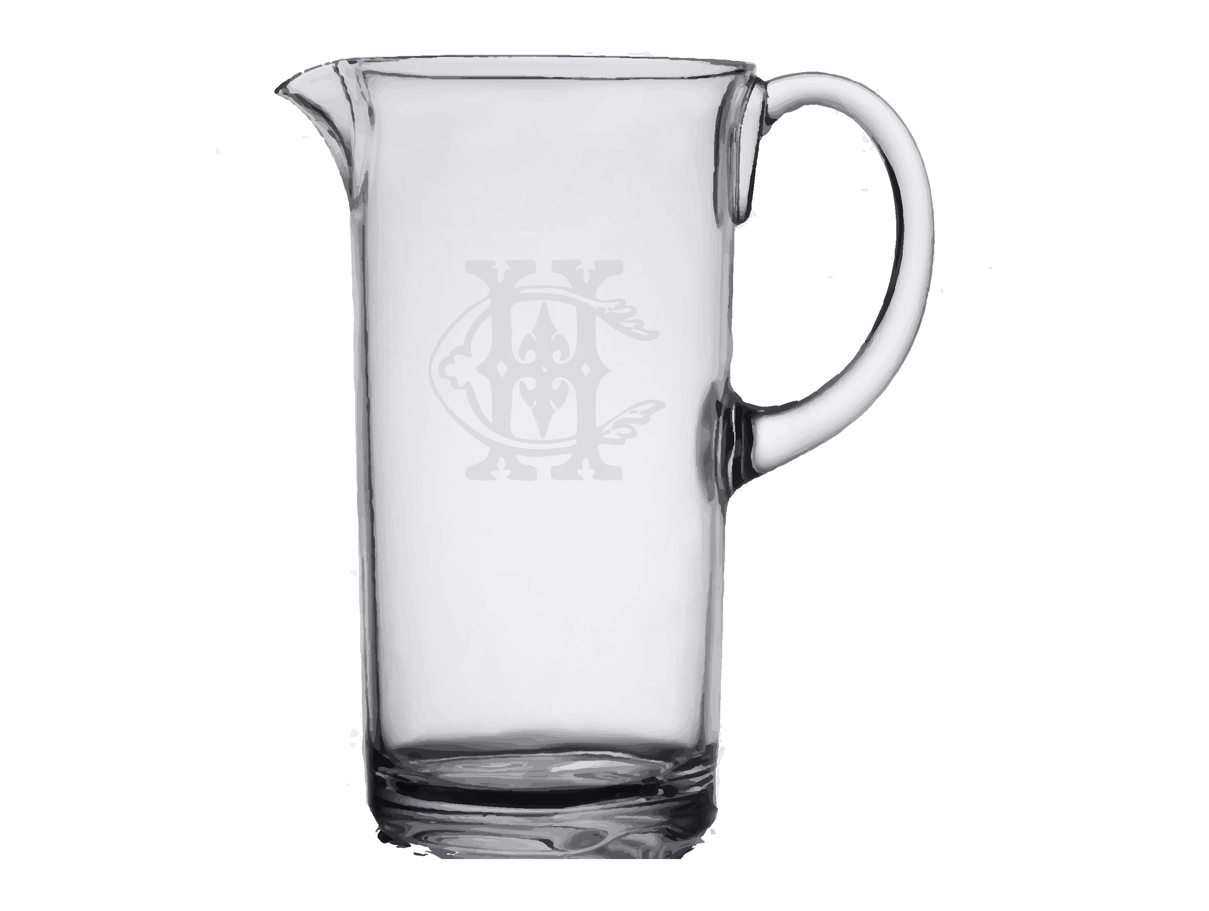 Personalized 2 Quart Acrylic Pitcher - GB Design House