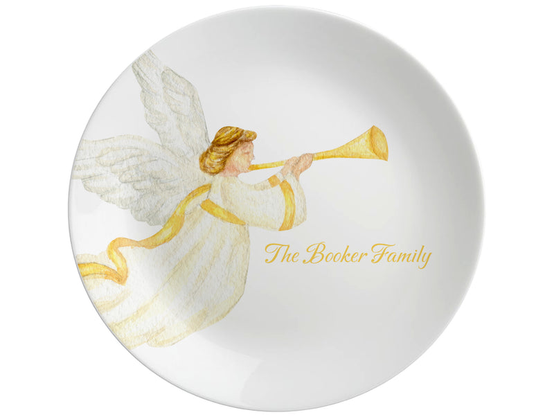 Advent Angel Shatterproof Plate