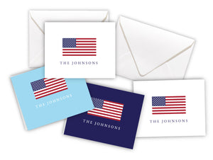 American Flag Enclosure Cards