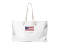 American Flag Weekender Tote