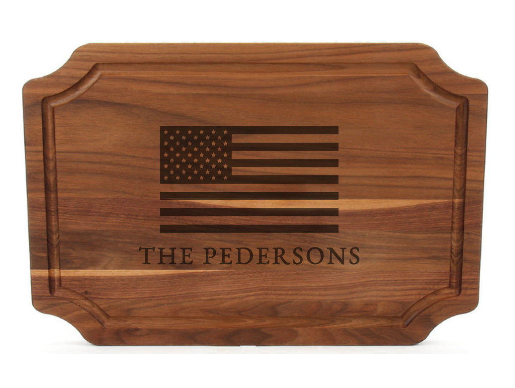 American Flag Wood Cutting Board
