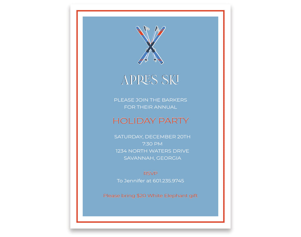 Après-Ski Invitation