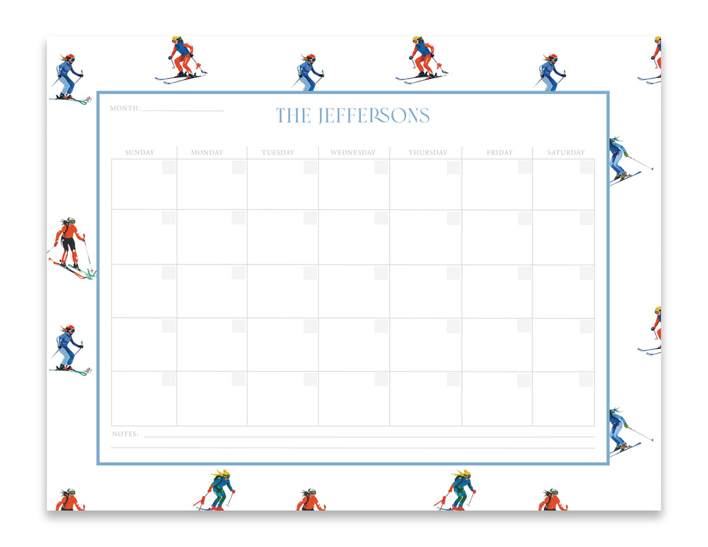 Après-Ski Weekly Planner