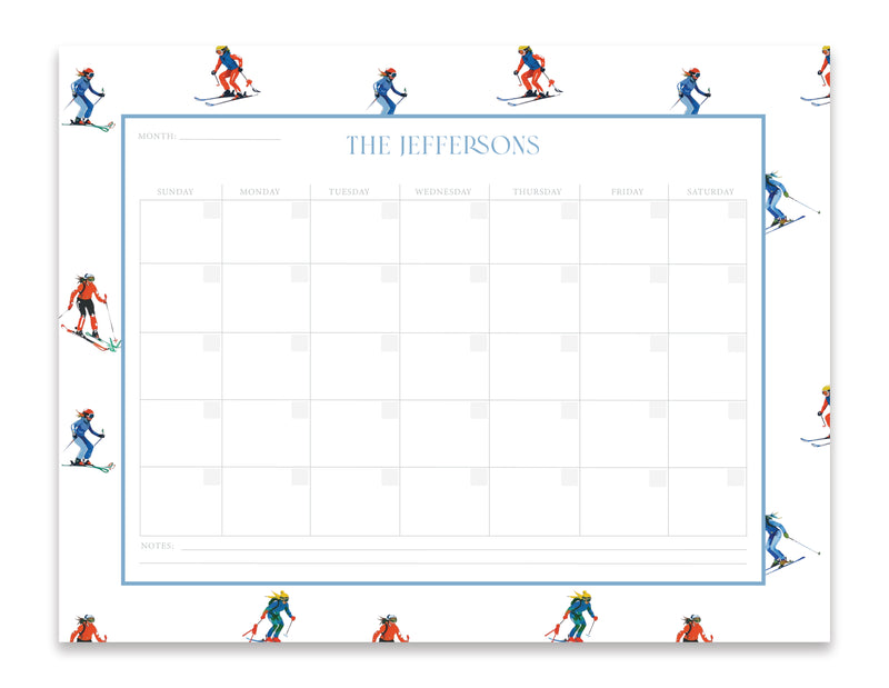 Après-Ski Weekly Planner