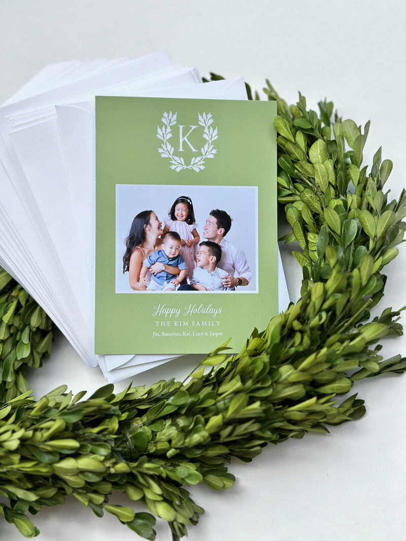 Juniper Wreath Holiday Card