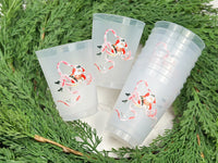 Sippin' Santa Frosted Cups, Set of 10