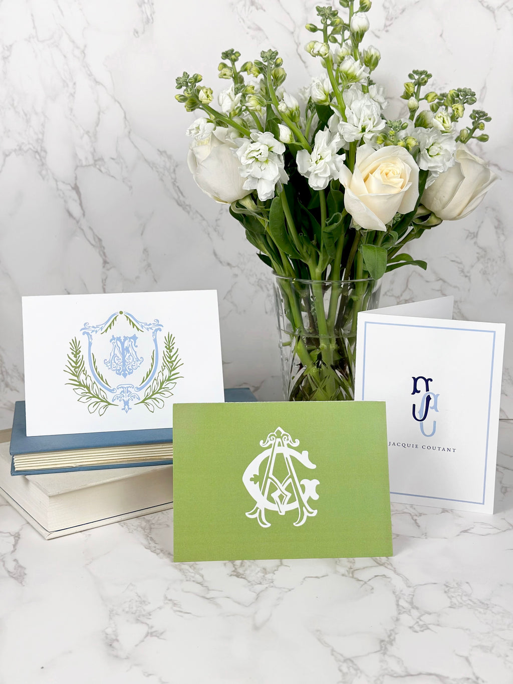 Elizabethan Crest Fold-Over Stationery