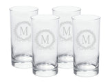 Beaufort Crest Engraved High Ball Glasses